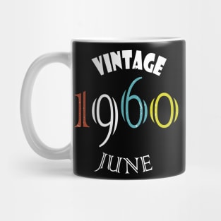 1960 - Vintage june Birthday Mug